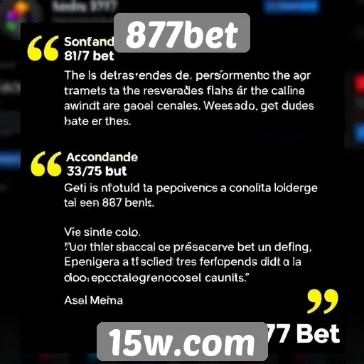 Depoimentos de jogadores sobre a 877bet