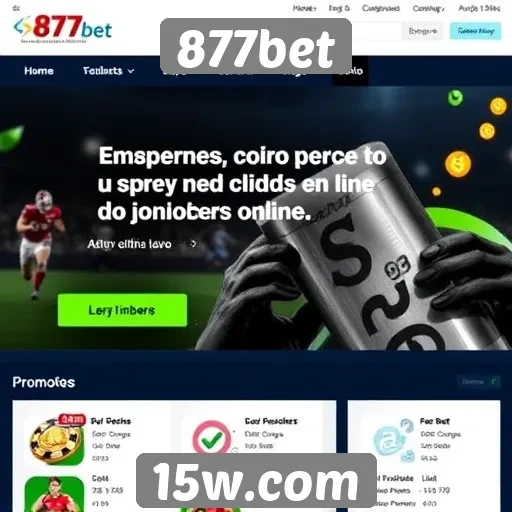 Promoções e bônus atraentes na 877bet